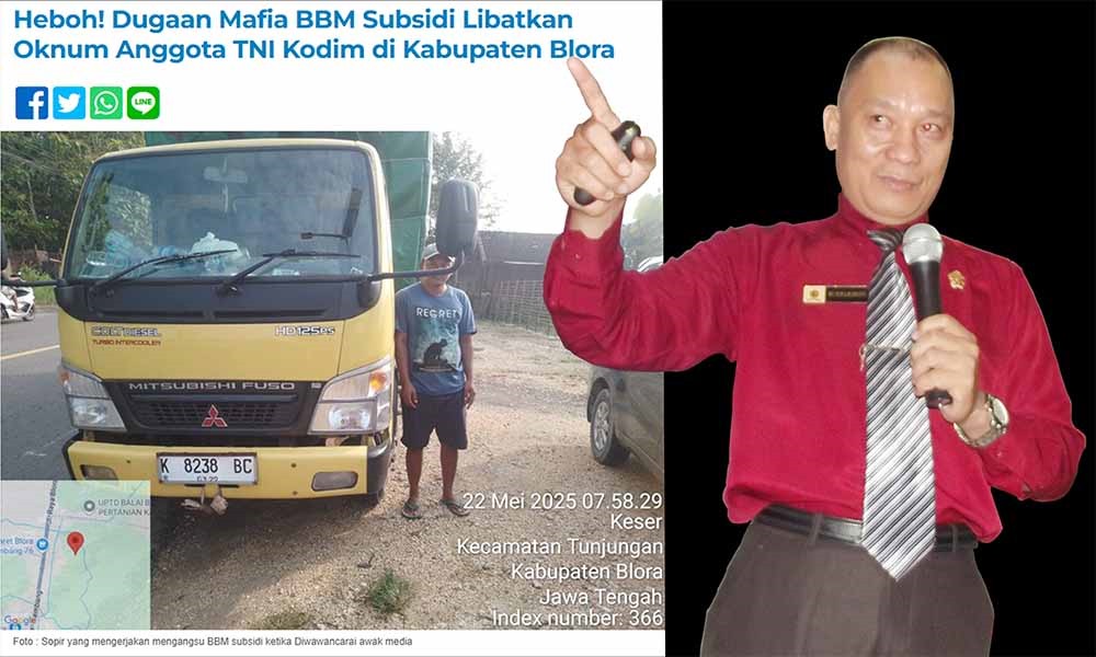 Polres Blora Berkolusi dengan Mafia BBM Ilegal