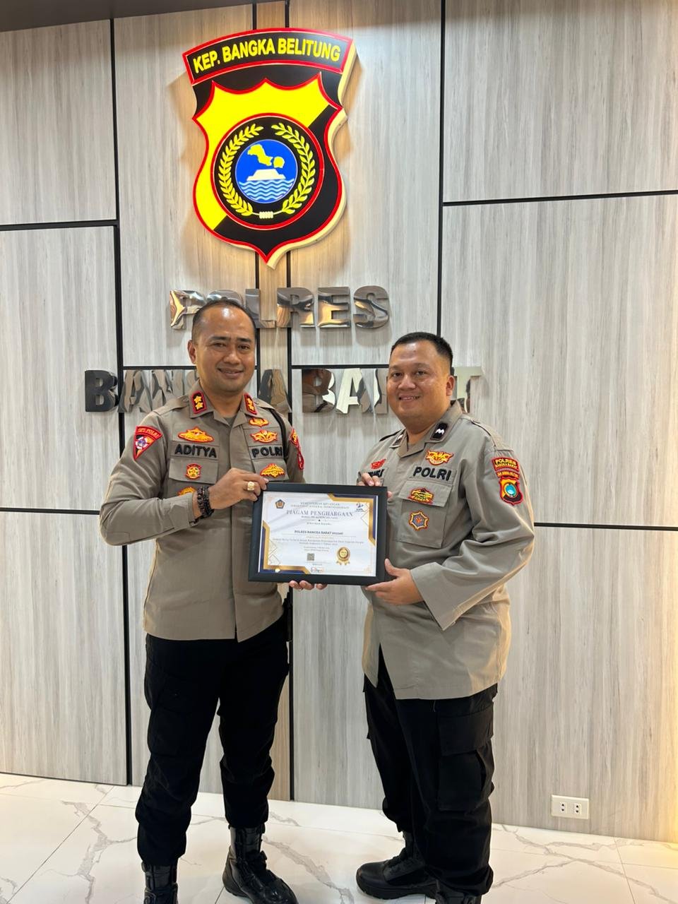 IMG-20251014-WA0049 Polres Bangka Barat Sabet Penghargaan KPPN